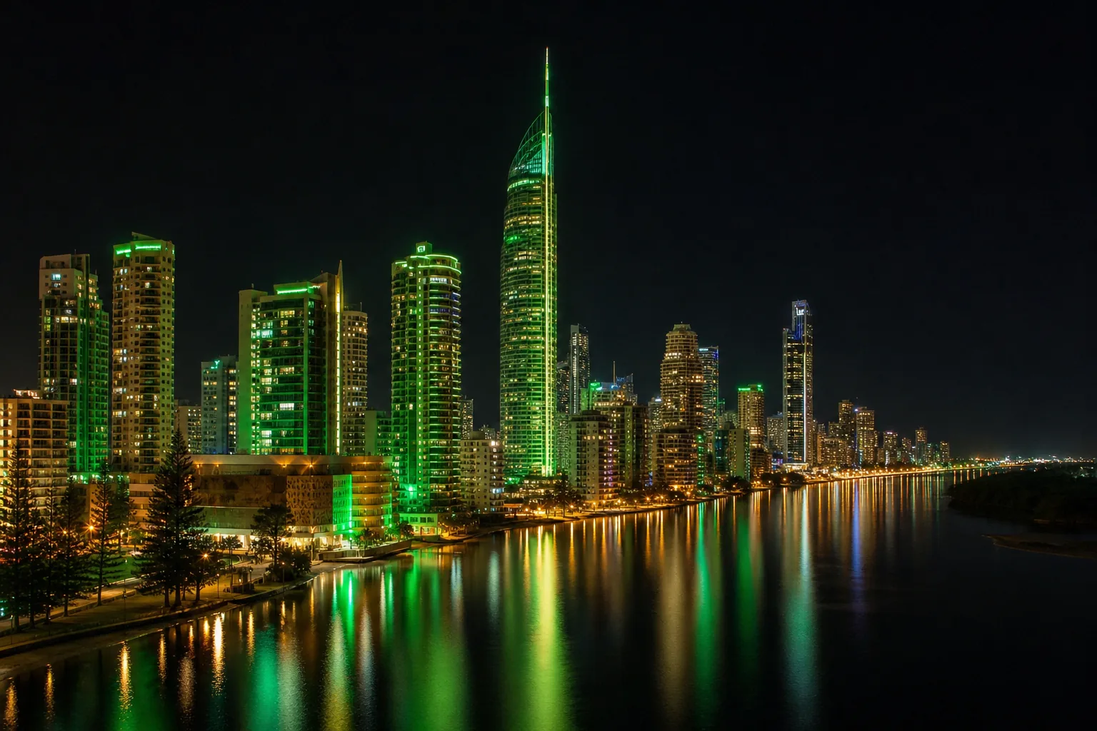 Editorial city guide graphic for Win Spirit Casino readers in Gold Coast, QLD